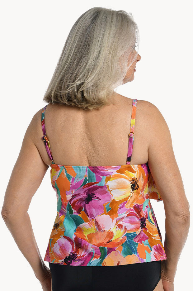Sunset Bouquet Tiered Tankini Separate