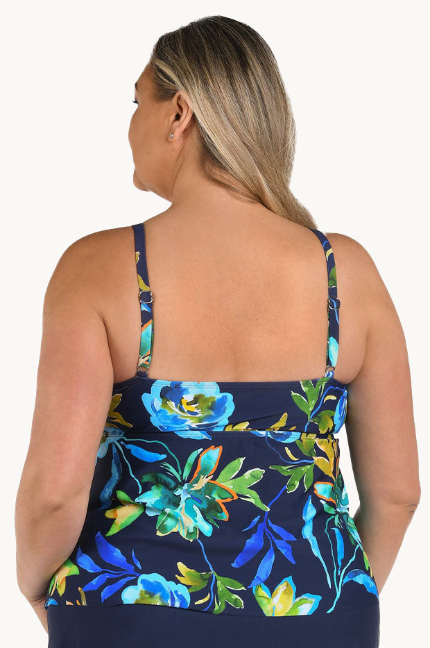 Indigo Vineyard Tiered Tankini Separate +