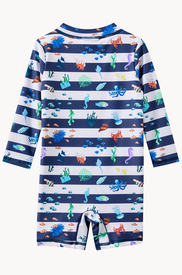 Baby Boys Marine Sunsuit