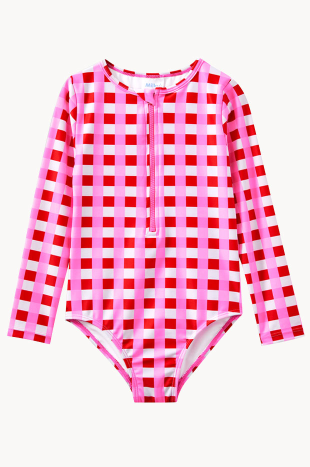 Baby Girls Lollipop Check Sunsuit