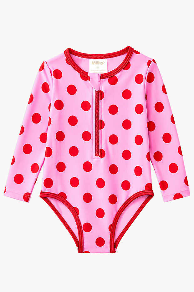 Baby Girls Polka Dot Sunsuit