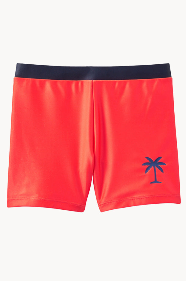 Boys Red Swim Short