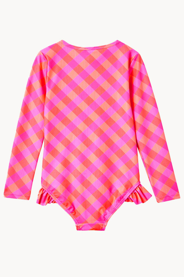 Girls Check Sunsuit