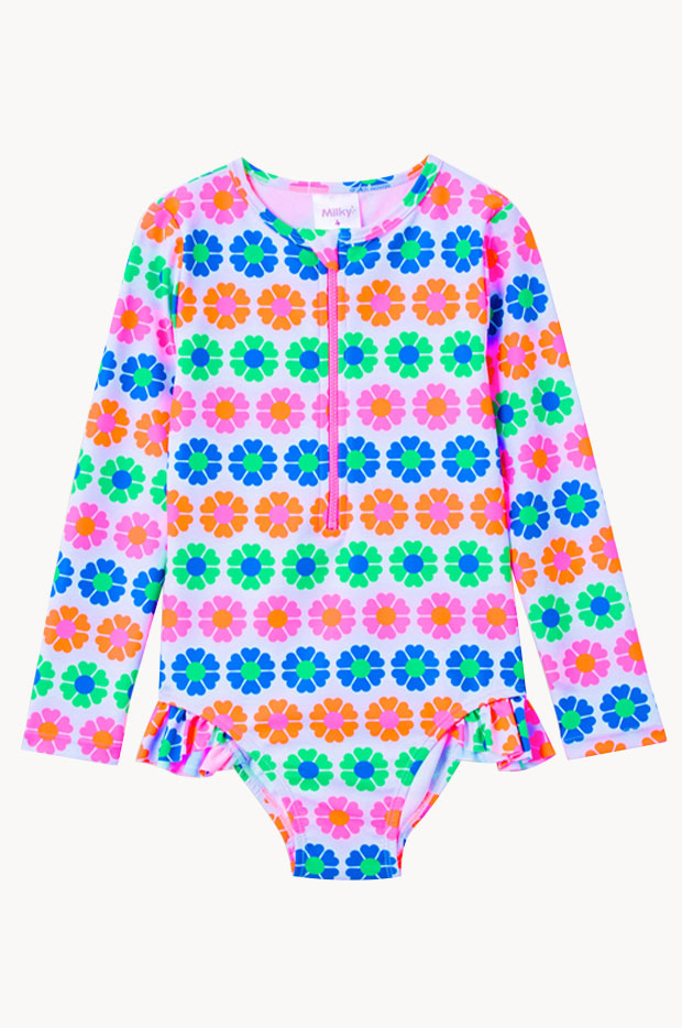 Girls Neon Fun Sunsuit