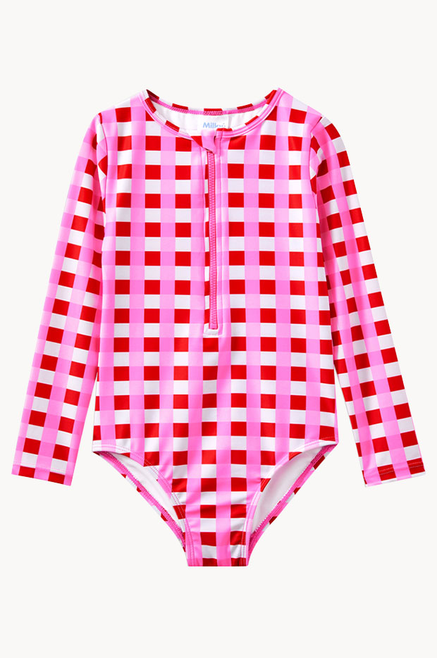 Girls Lollipop Check Sunsuit