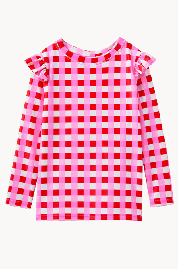 Girls Lollipop Check Suntop