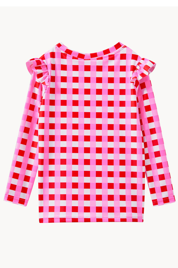 Girls Lollipop Check Suntop