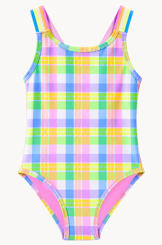 Girls Carnival Check One Piece