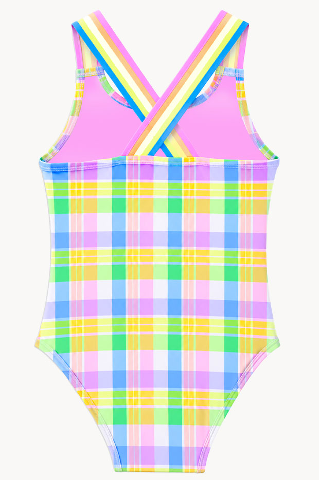 Girls Carnival Check One Piece