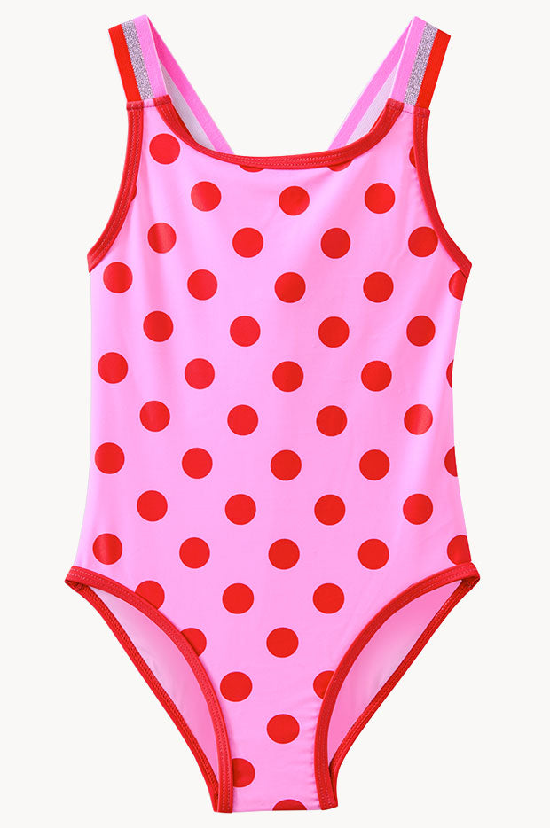 Girls Polka Dot One Piece