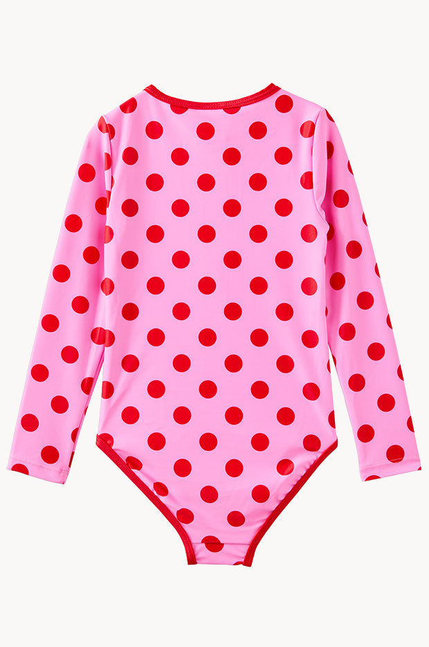 Girls Polka Dot Sunsuit