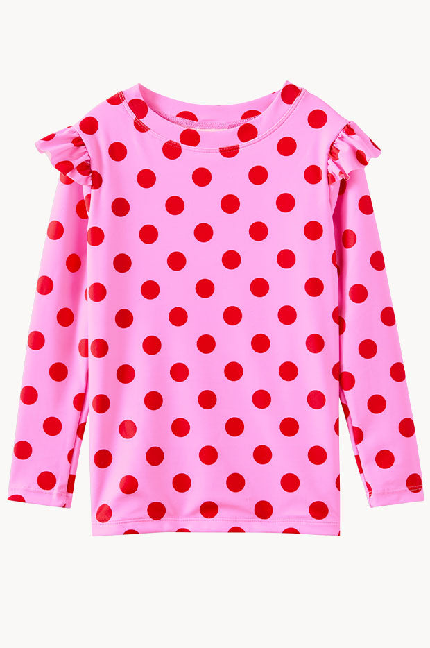 Girls Polka Dot Suntop