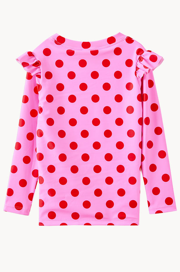 Girls Polka Dot Suntop