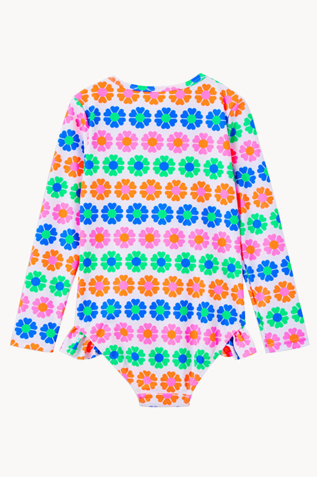 Girls Neon Fun Sunsuit