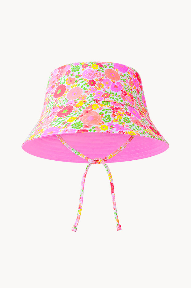 Girls Neon Bloom Swim Hat