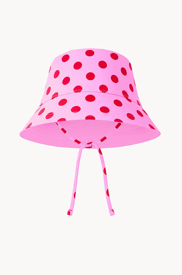 Girls Polka Dot Swim Hat