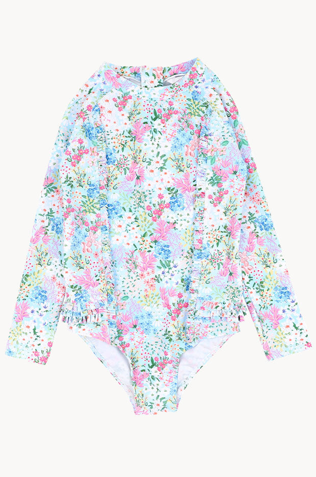 Girls Lula Long Sleeve Sunsuit