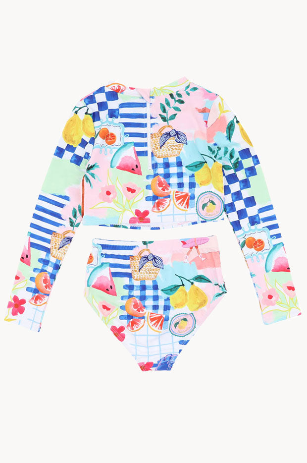 Teen Girls Camille Crop Suntop Set