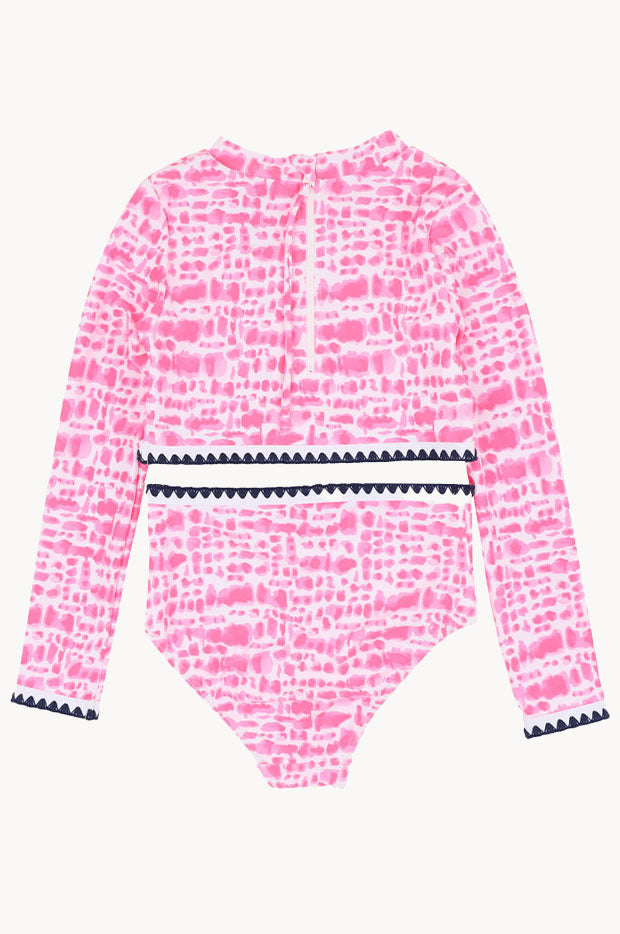 Teen Girls Koa Print Crop Suntop Set