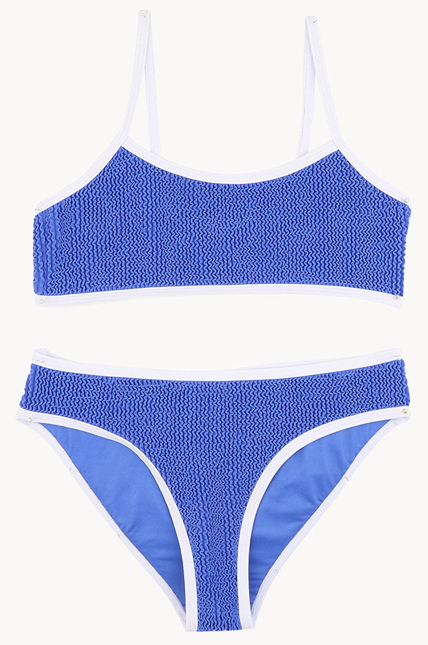 Girls Crinkle Crop Set
