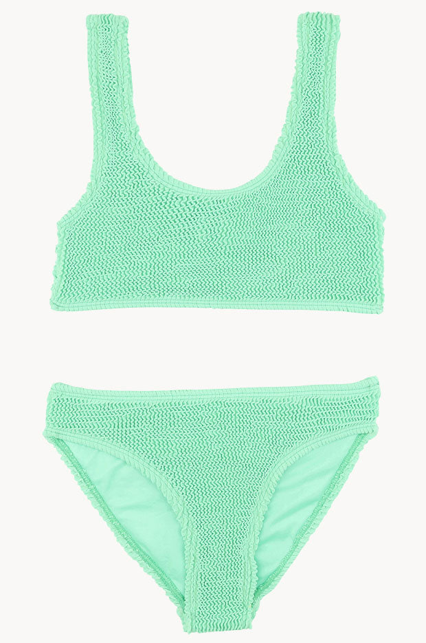 Girls Crinkle Crop Set
