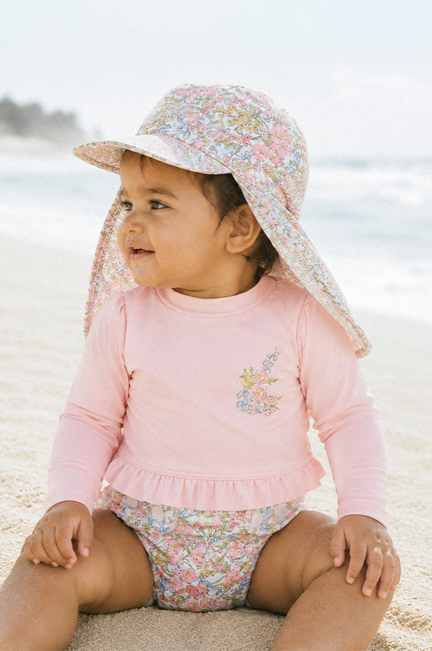 Girls Marissa Legionnaire Swim Sunhat