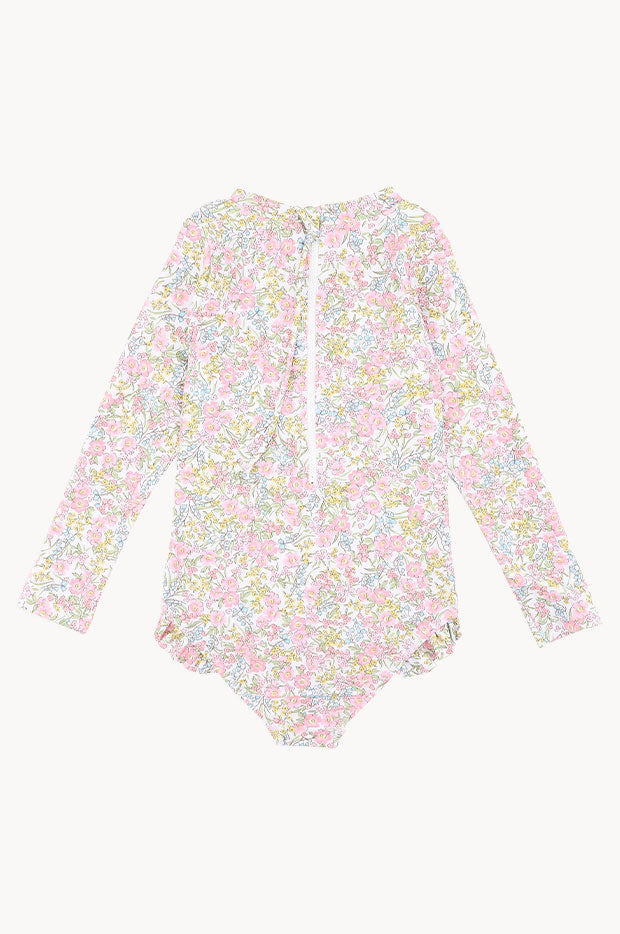 Girls Marissa Long Sleeve Sunsuit