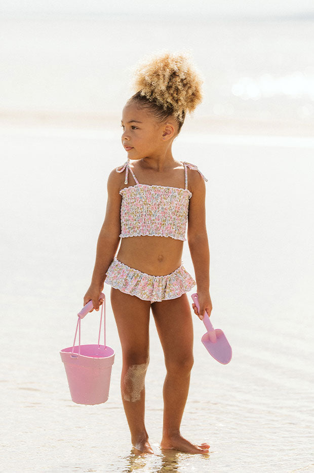 Girls Marissa Shirred Crop Set