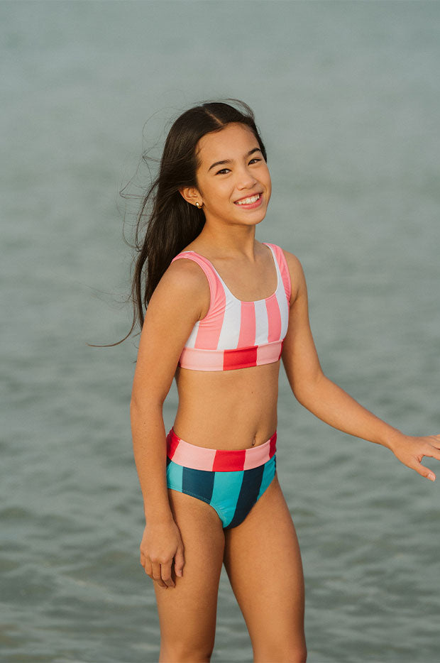 Girls Astrid Multi Stripe 3 Piece Set