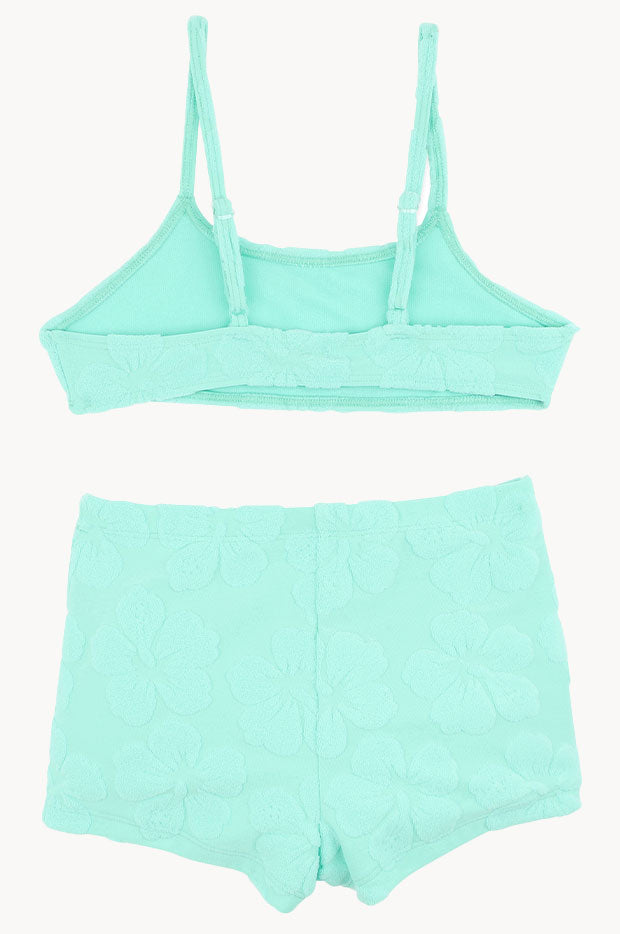 Girls Selena Hibiscus Crop Set