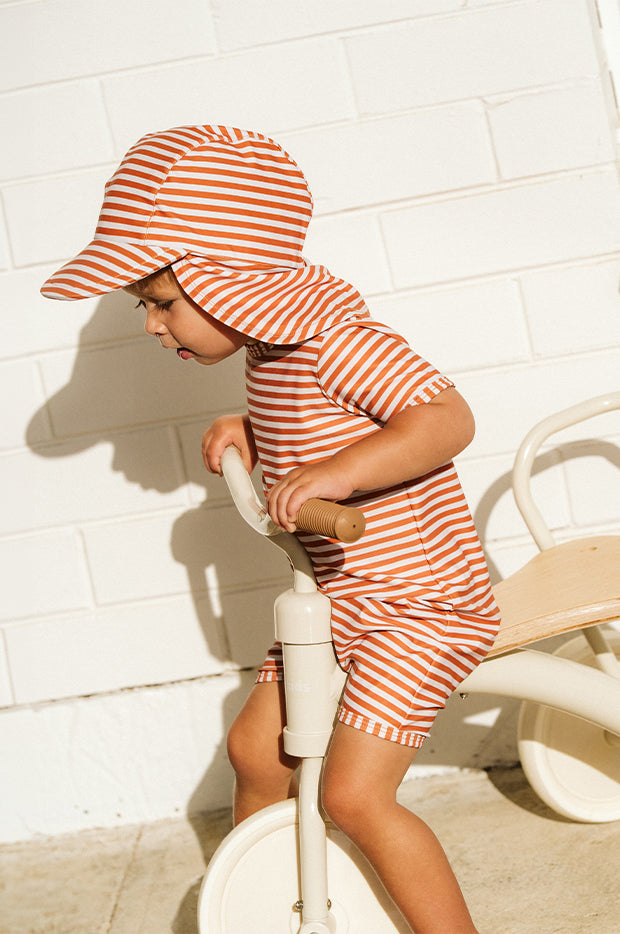 Boys Harvey Stripe Legionnaire Hat