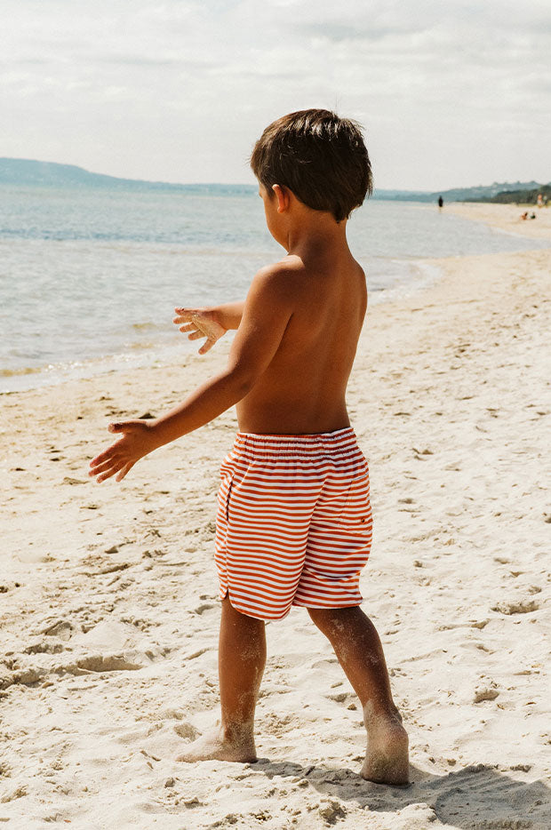Boys Harvey Stripe Boardshort