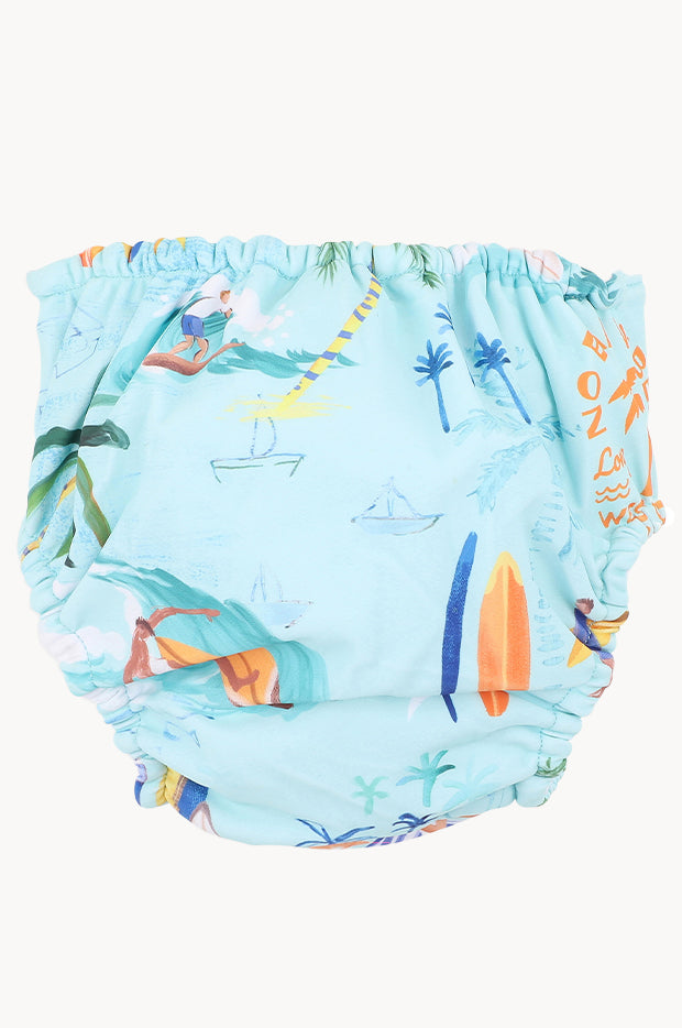 Boys Bodhi Aqua Nappy