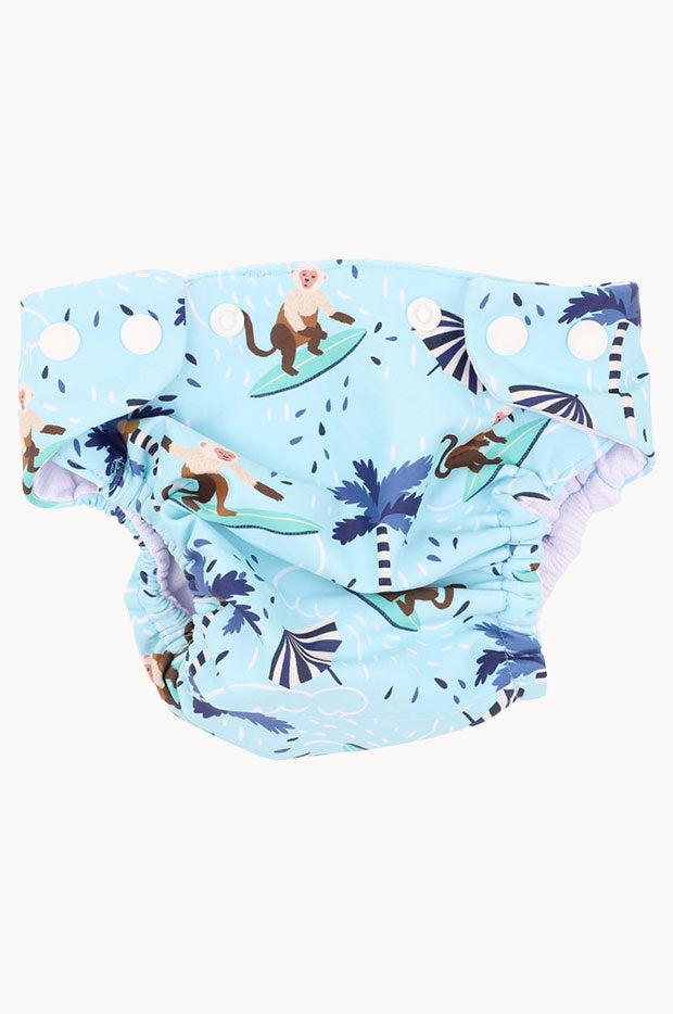 Boys Riley Aqua Nappy