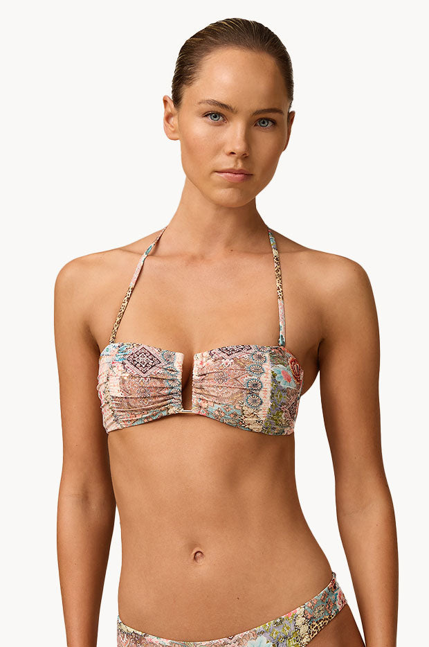 Francesca Ruched U Wire Bandeau