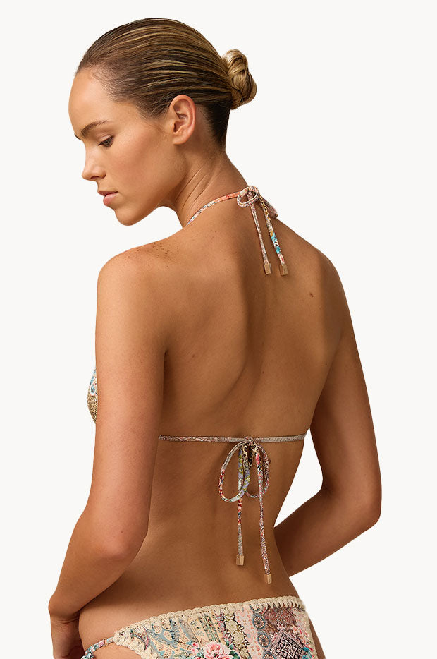 Francesca Crochet Avoca Slide Tri