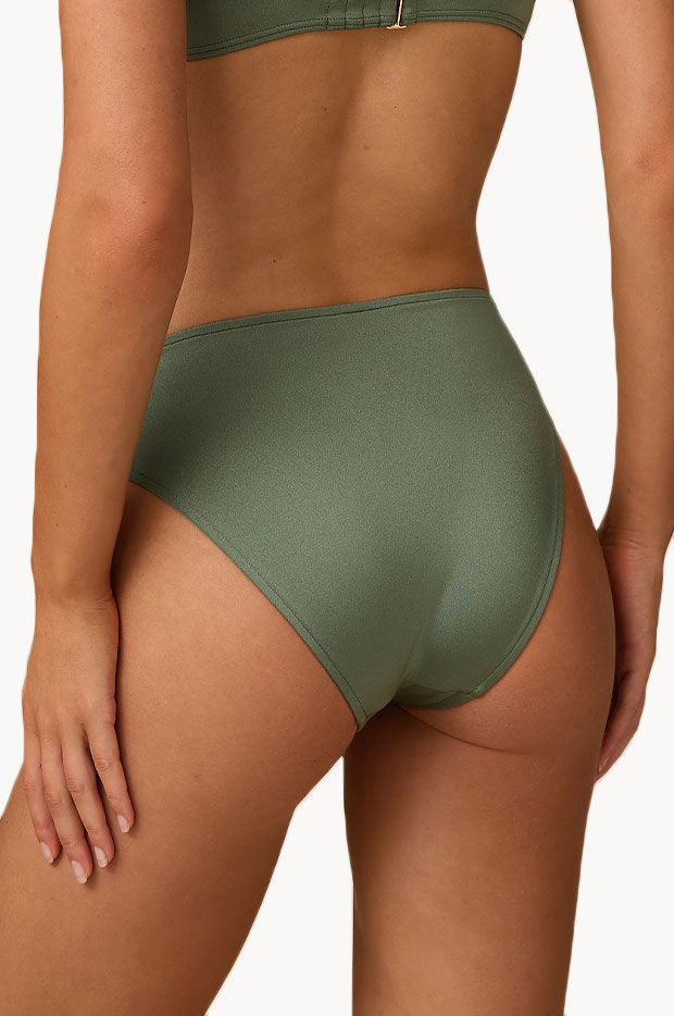 Lustre Mid Rise Ruched Pant
