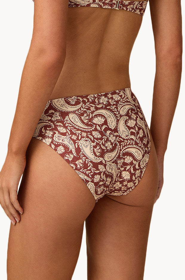 Luna Mid Rise Ruched Pant