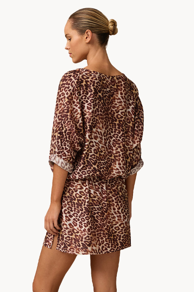 Dolce 3/4 Sleeve Shirt Dress