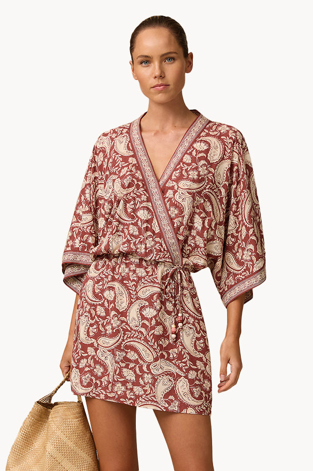 Luna Kimono Mini Dress