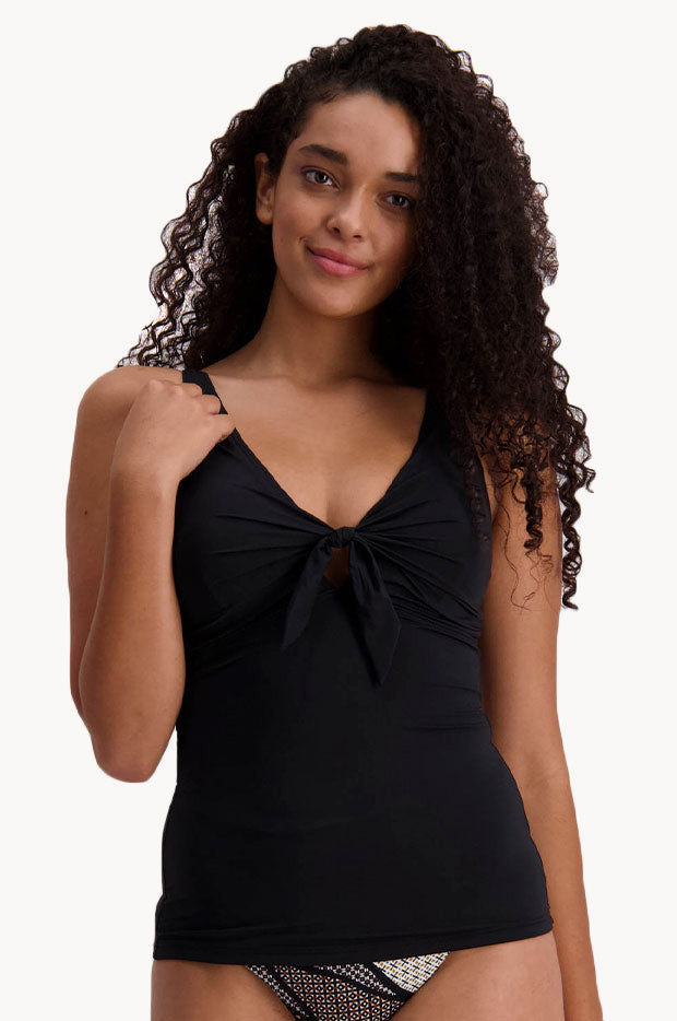 Contours F/G Cup Tie Front Tankini Separate