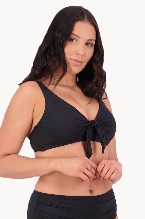 Contours F/G Cup Tie Front Bra