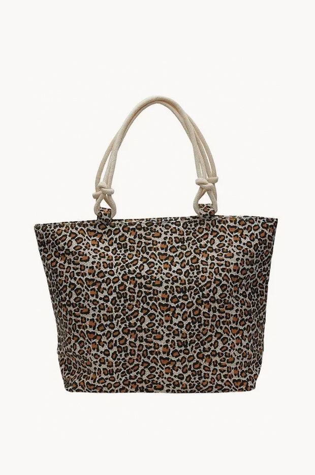 Brighton Leopard Beach Bag