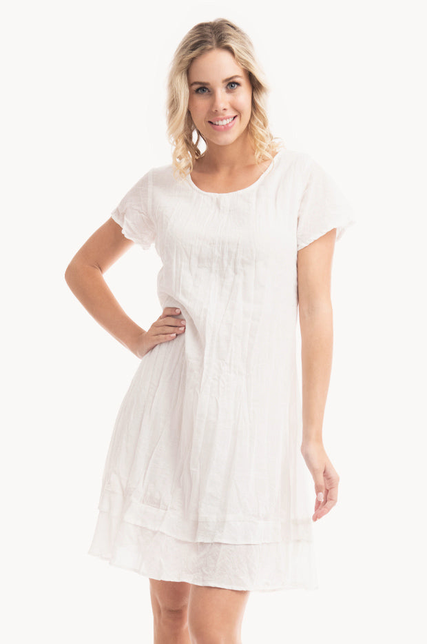 Essentials Cotton Frill Dress