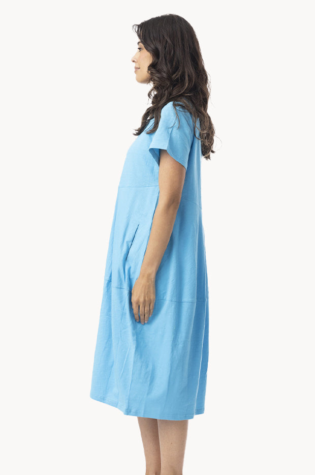 Orientique - Essentials Knit Bubble Dress - Size 16 - Turquoise - Swimwear Galore Orientique - Essentials Knit Bubble Dress - Size 16 - Turquoise - Swimwear Galore