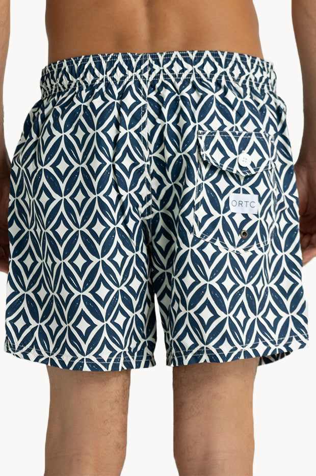 Ortc - Mens Cable Boardshort - Navy | Swimwear Galore US