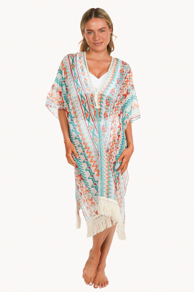 Spring Festival Fringe Kaftan