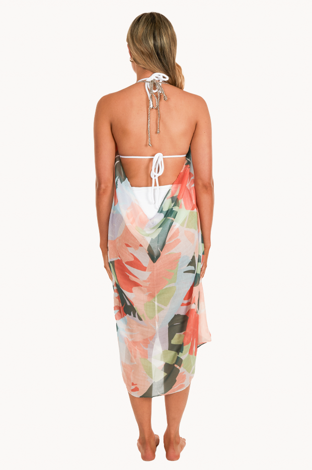 Maui Escape Maxi Halter Dress