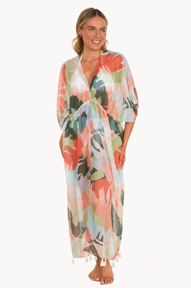 Maui Escape Poolside Maxi Dress