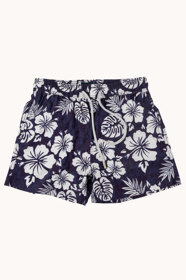 Mens Hibiscus Swim Short